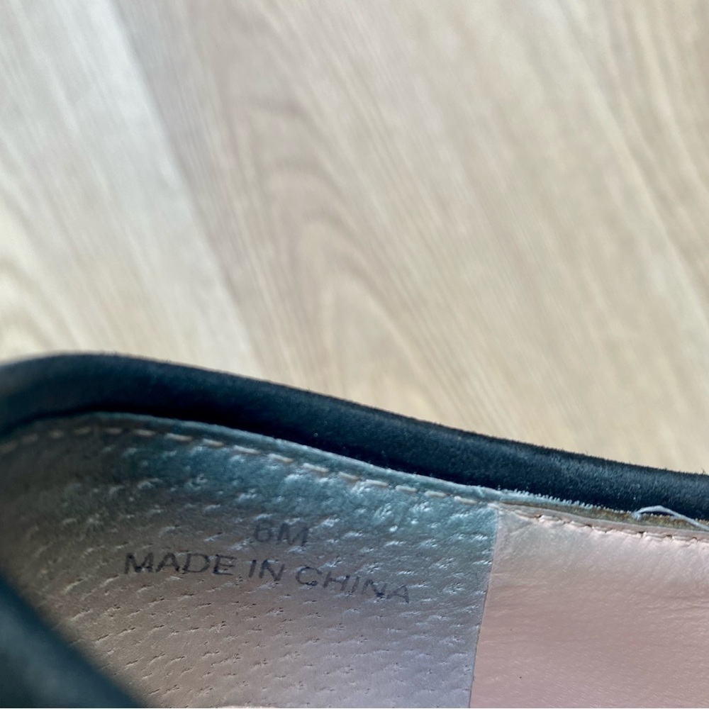 Kate Spade Liberty Black & Silver Metallic Star Suede Sneakers - Slip-On - Picture 9 of 9
